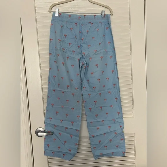 Gap Body pajama pants blue flamingo-print - Picture 2 of 4